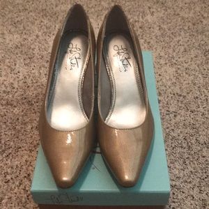 Taupe Life Stride heels